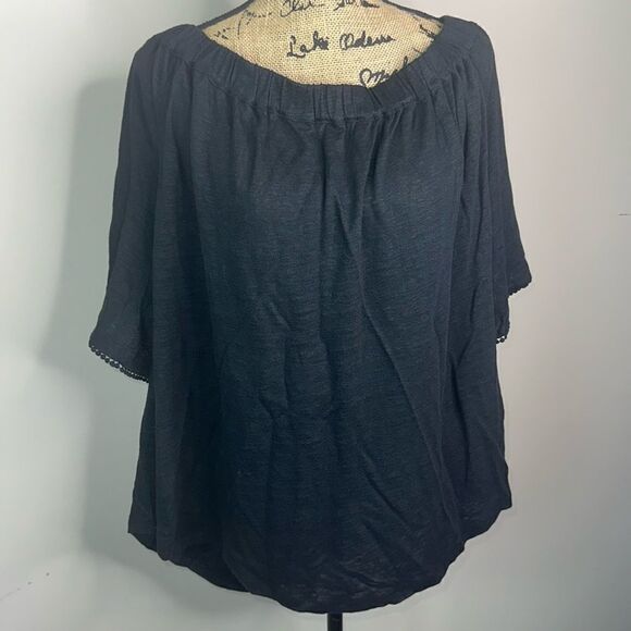 Chico’s SZ 4 Linen Top - Picture 1 of 8